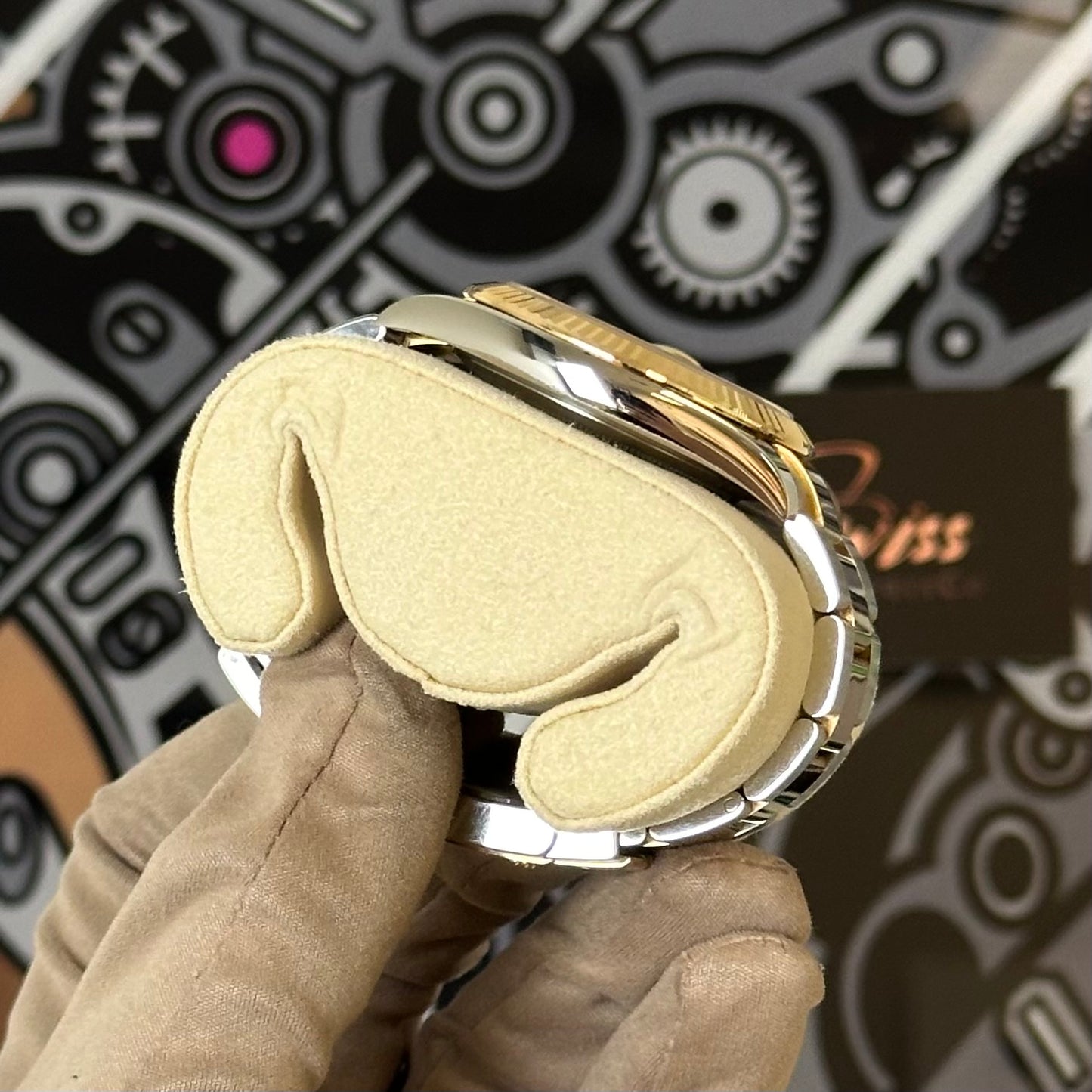 Rolex DJ41 Two Tone Fluted Wimbledon 126333