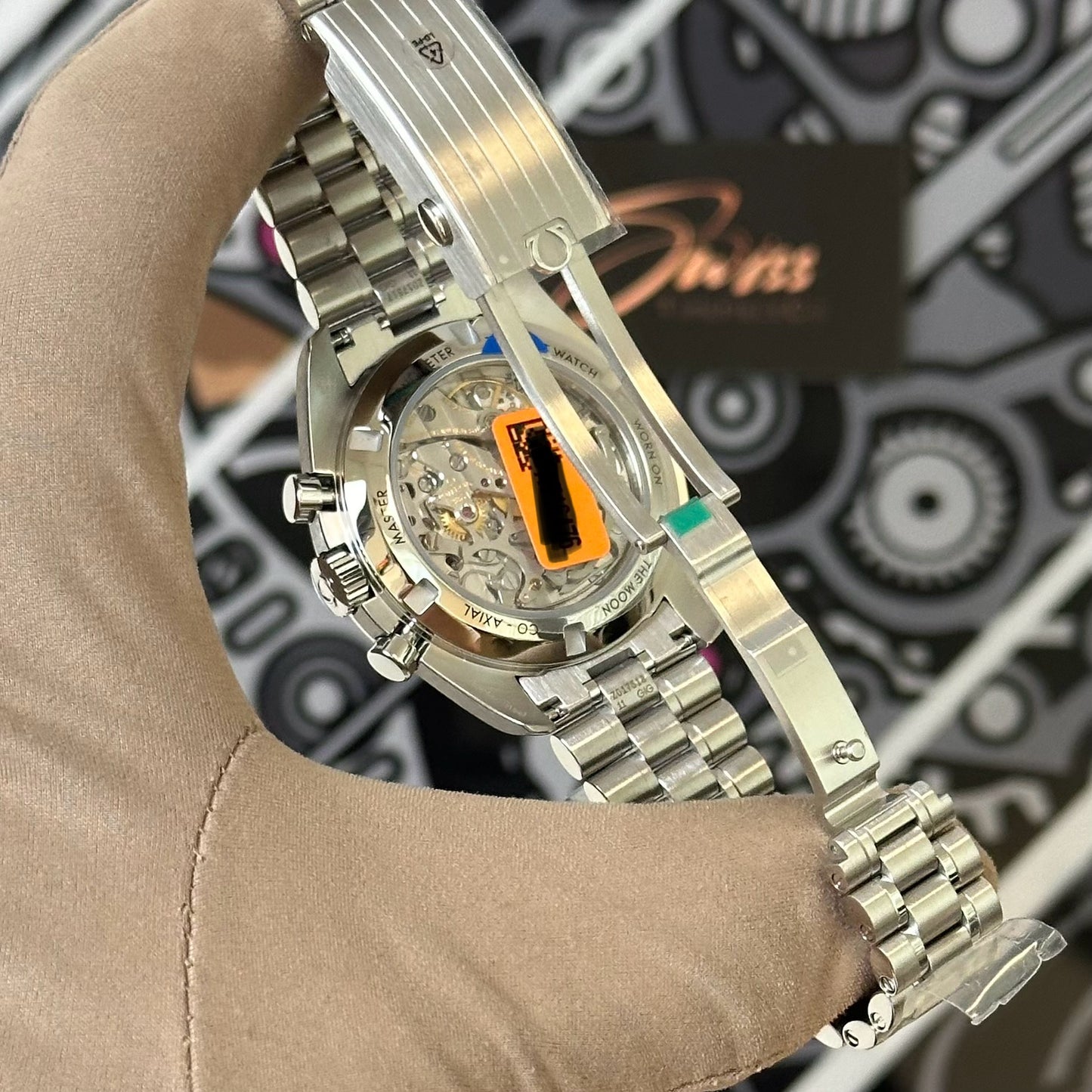 NEW Omega Speedmaster Moonwatch WHITE Dial 310.30.42.50.04.001