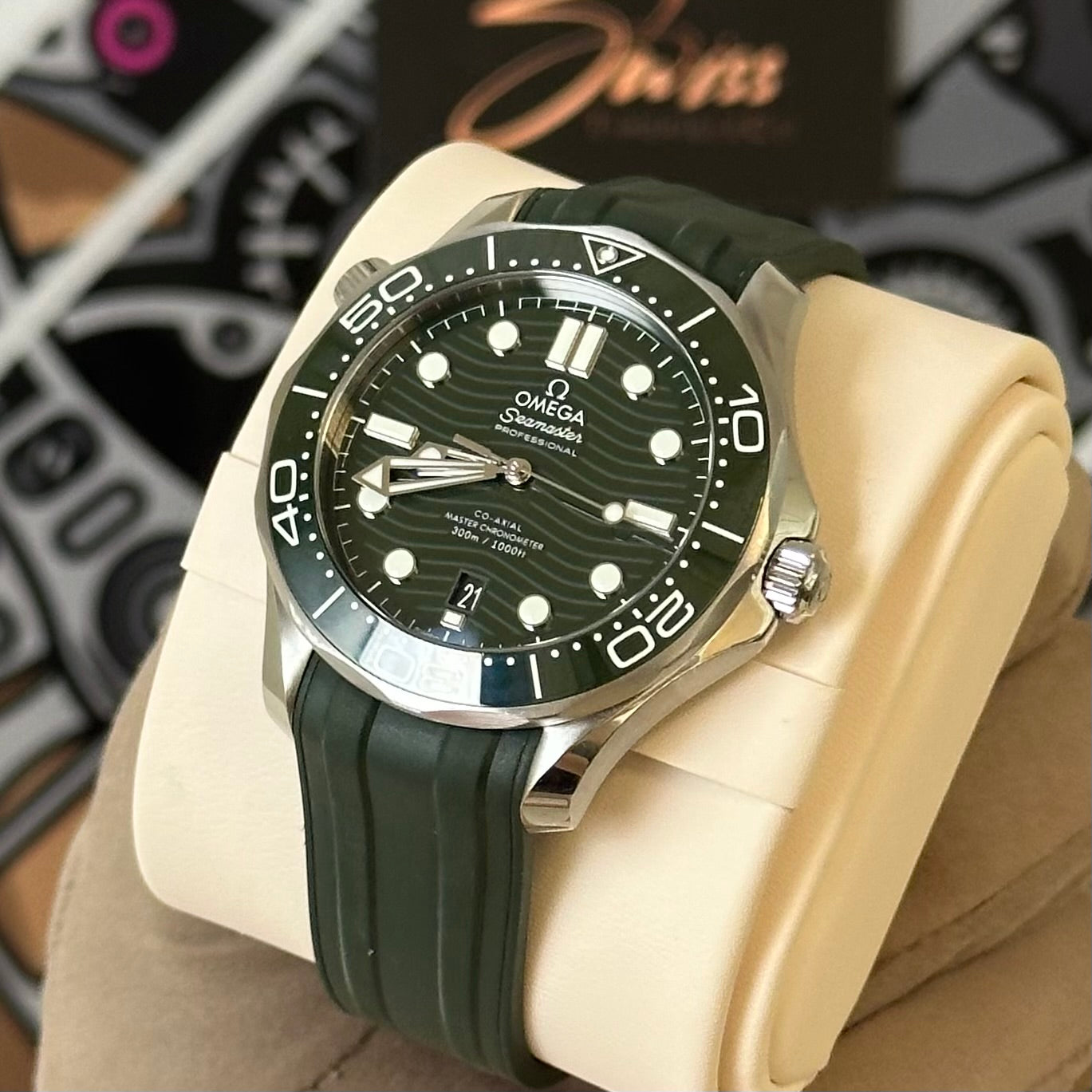 Omega Green Seamaster SMP 210.32.42.20.10.001