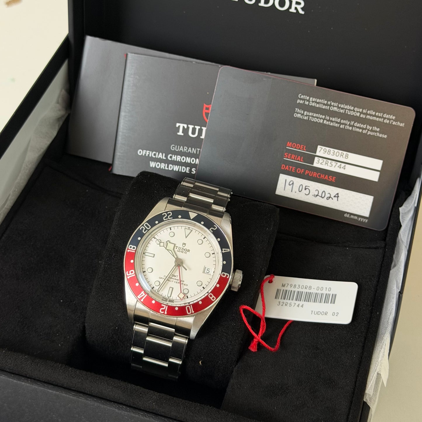 Tudor Black Bay Pepsi White Dial 79830RB