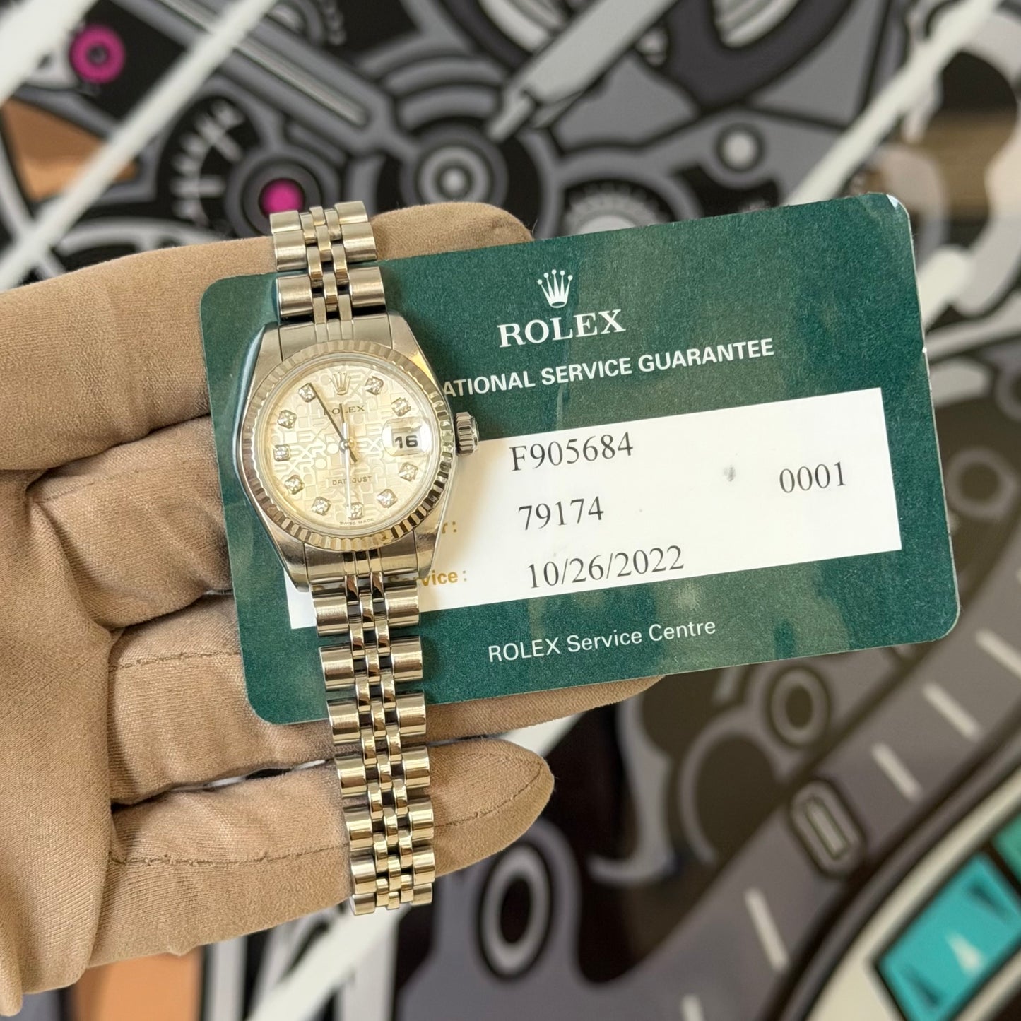 Rolex Lady DJ Diamond Dial 79174