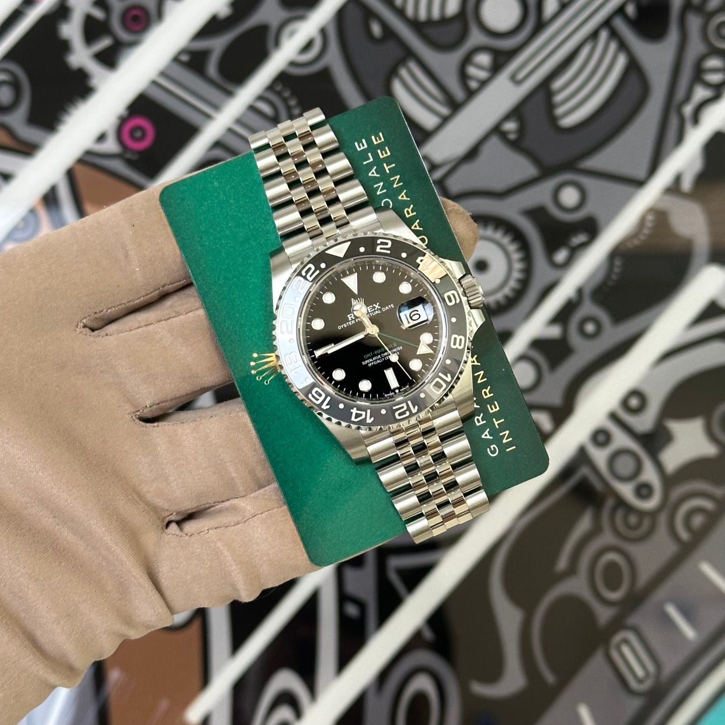 Rolex Bruce Wayne GMT Jubilee 126710GRNR