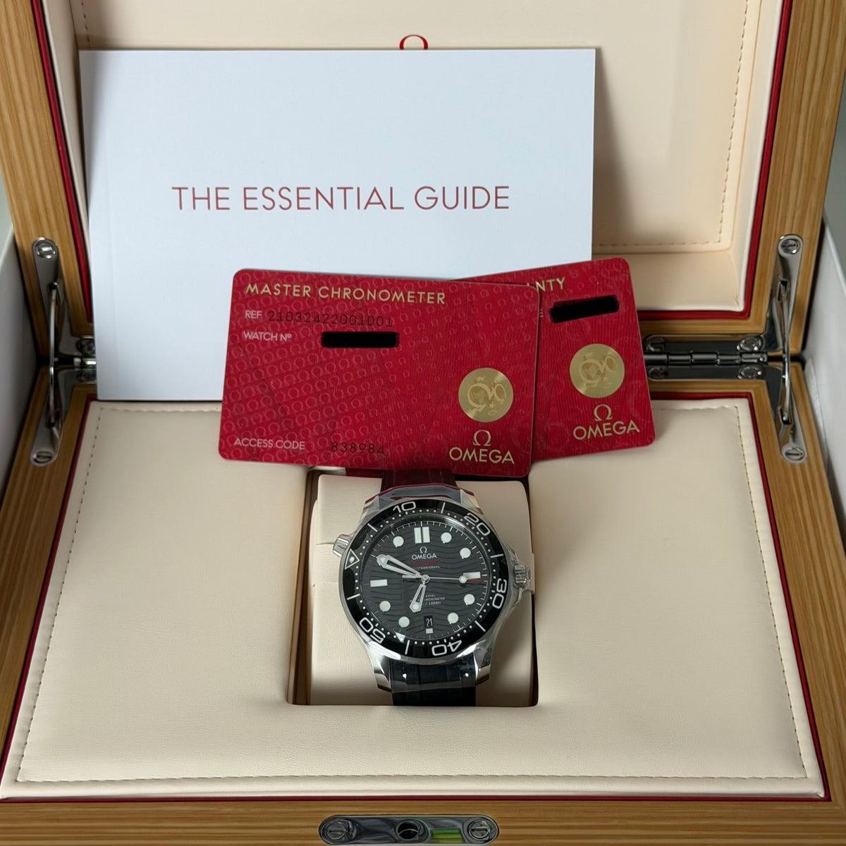 NEW Omega Seamaster Black Dial 210.32.42.20.01.001