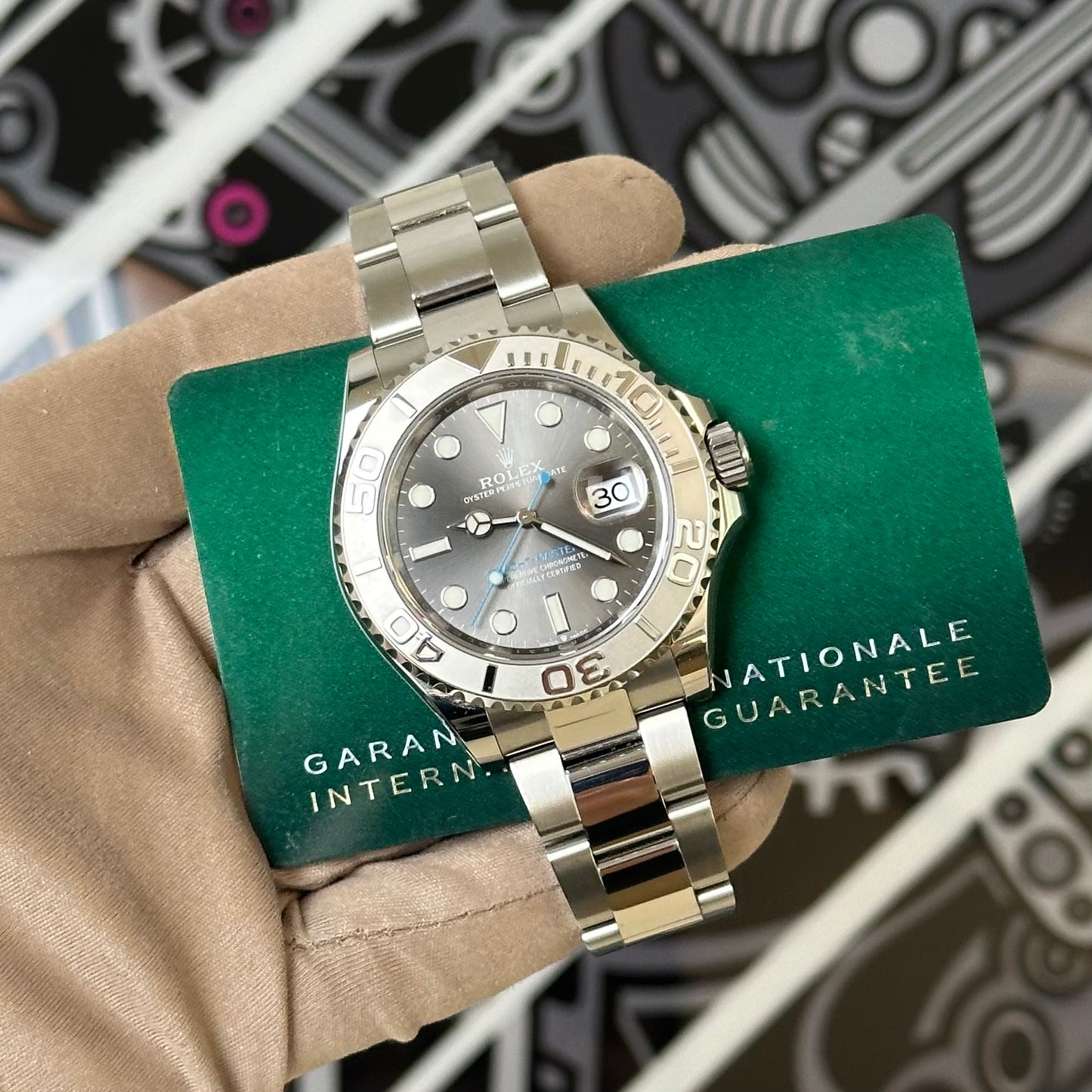 Rolex Yachtmaster Rhodium Dial 126622