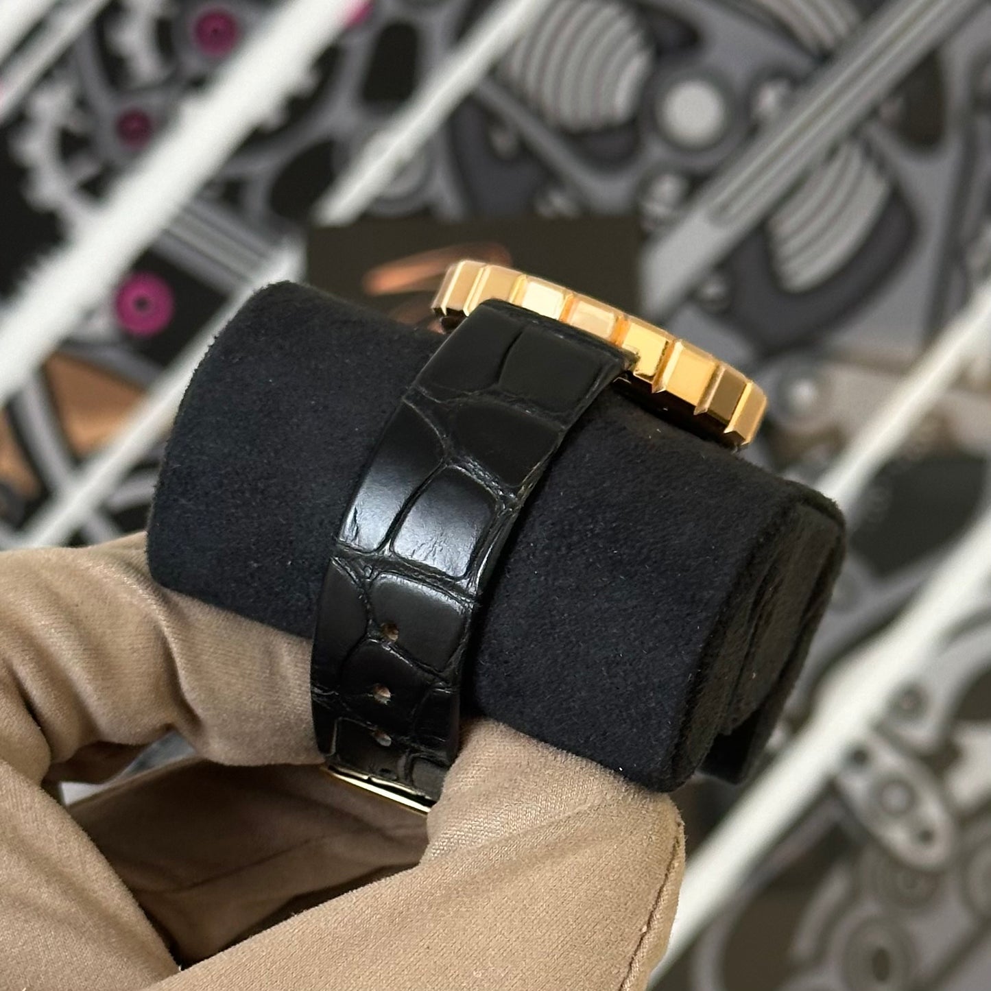 NEW Chopard Ice Cube 18K Rose Gold 124015-5001