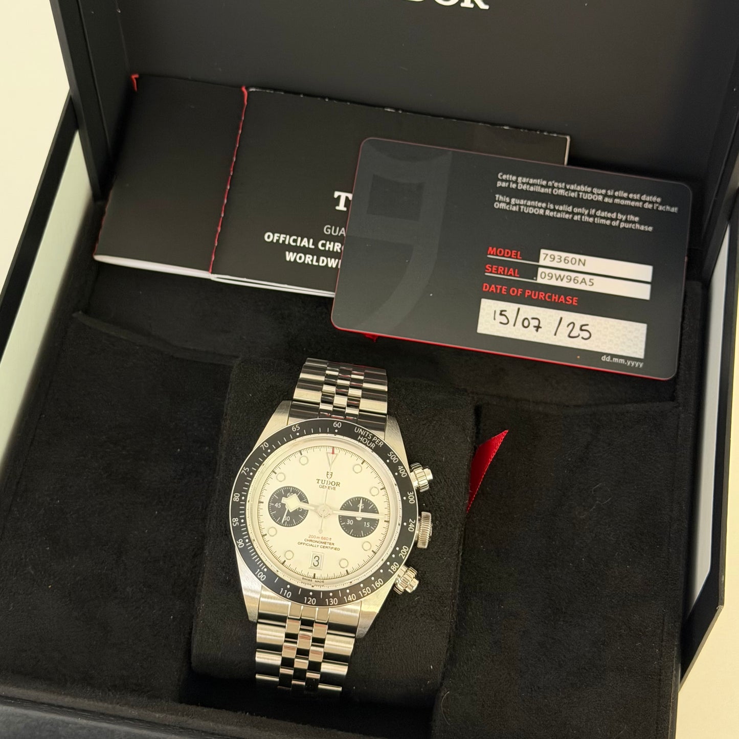 Tudor Black Bay Chrono Panda 79360N