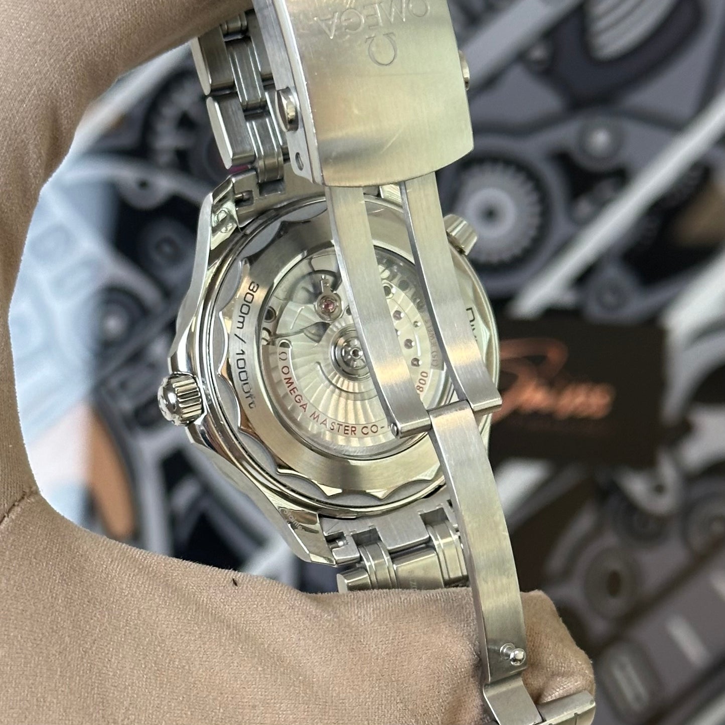 Omega Seamaster White Wave Dial 210.30.42.20.04.001