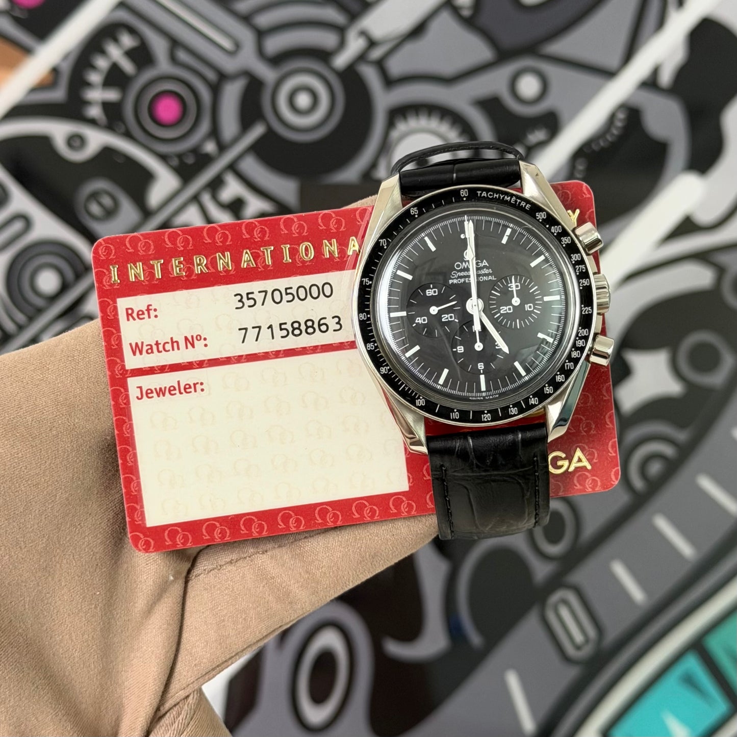 Omega Moonwatch Hesalite Chronograph 3570.50