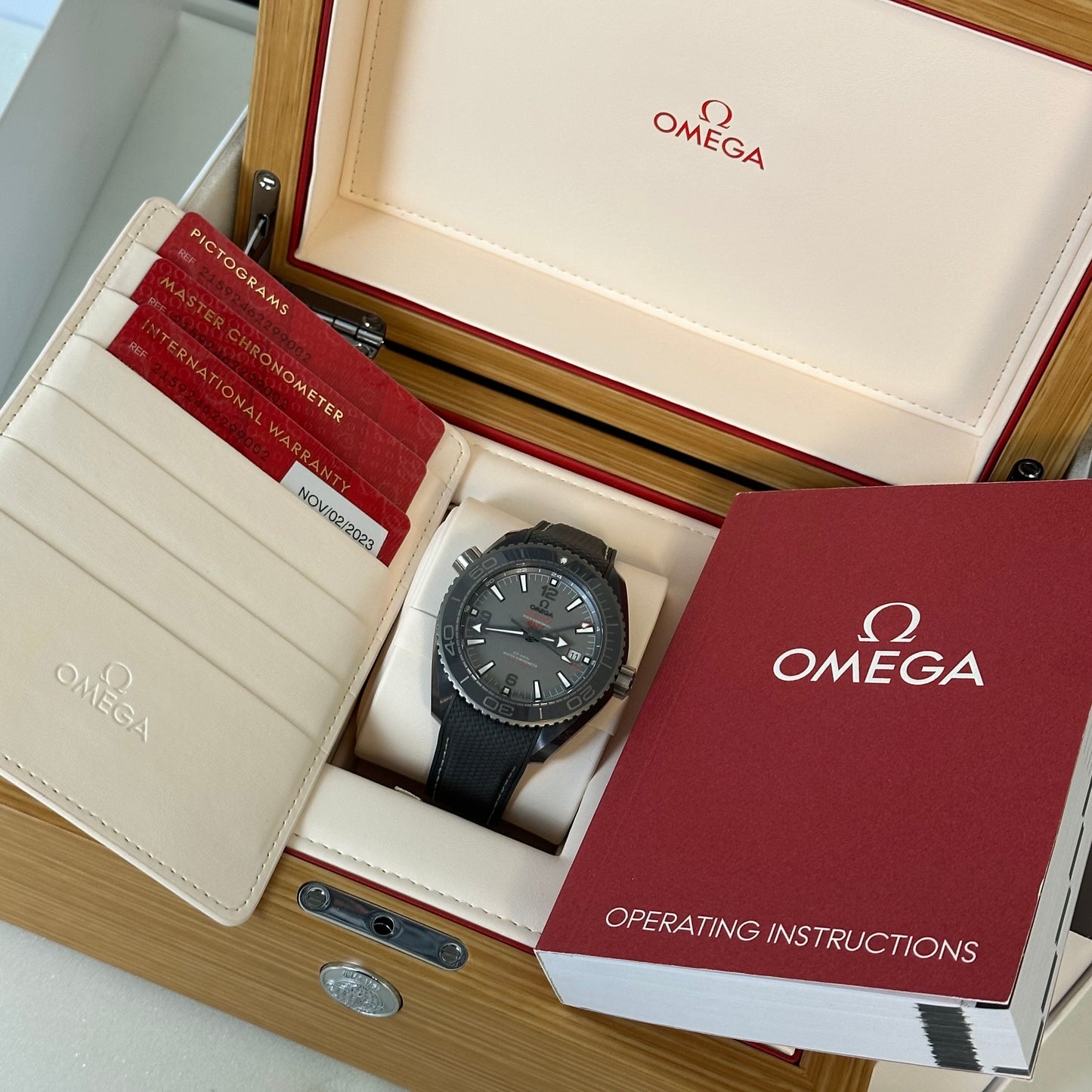 Omega Seamaster Planet Ocean Dark Grey 215.92.46.22.99.002