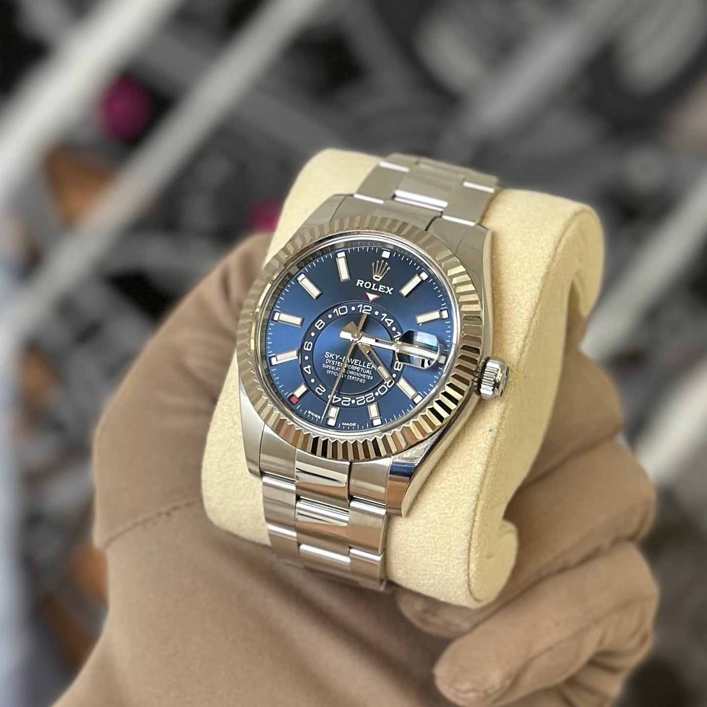 Rolex Sky Dweller Blue Dial Oyster 326934