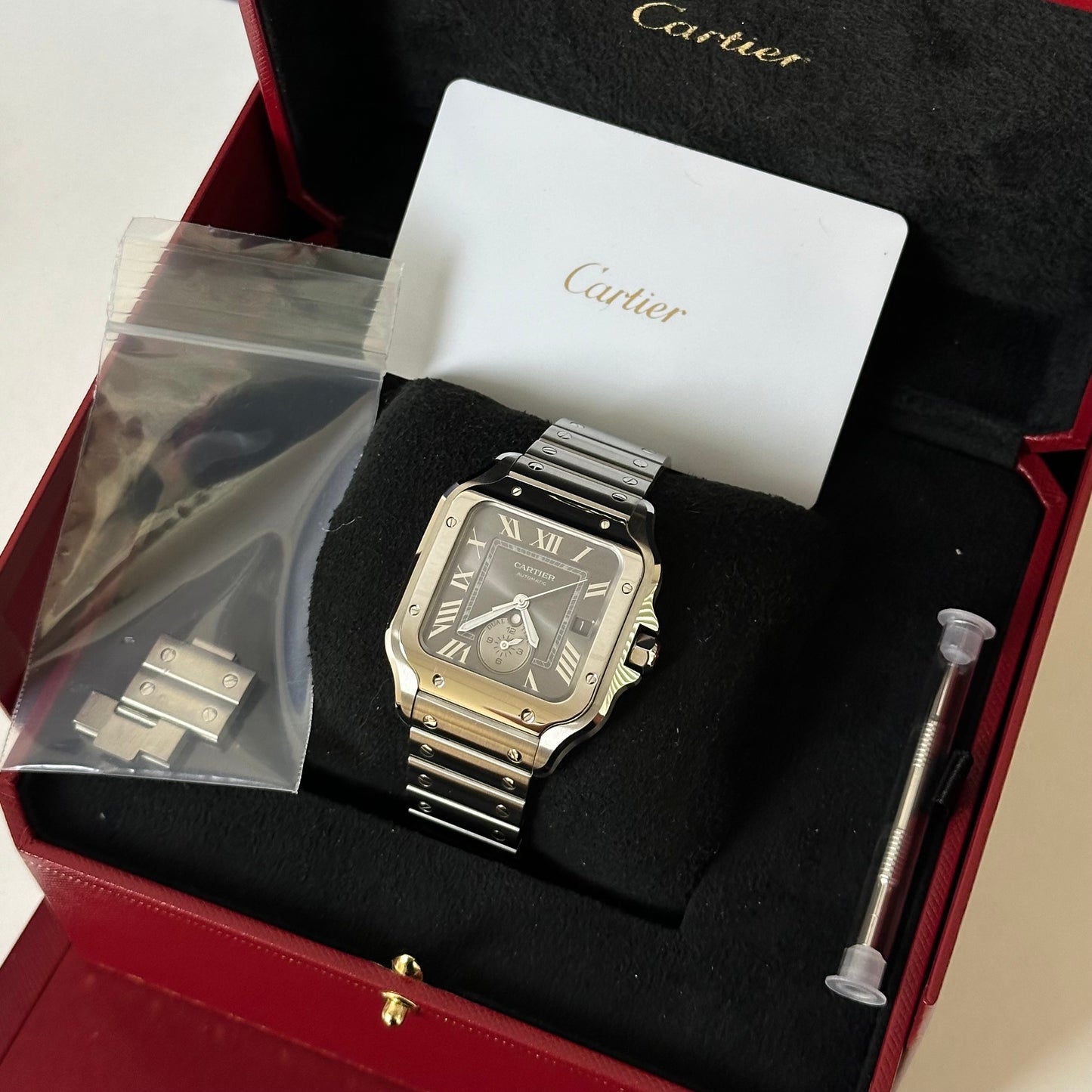 Cartier Large Santos Dual Time Automatic WSSA0076