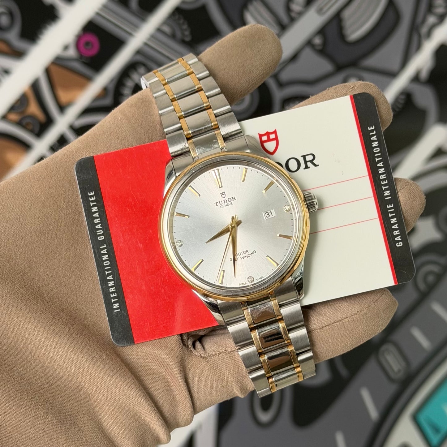 Tudor Style Diamond Dial 12703
