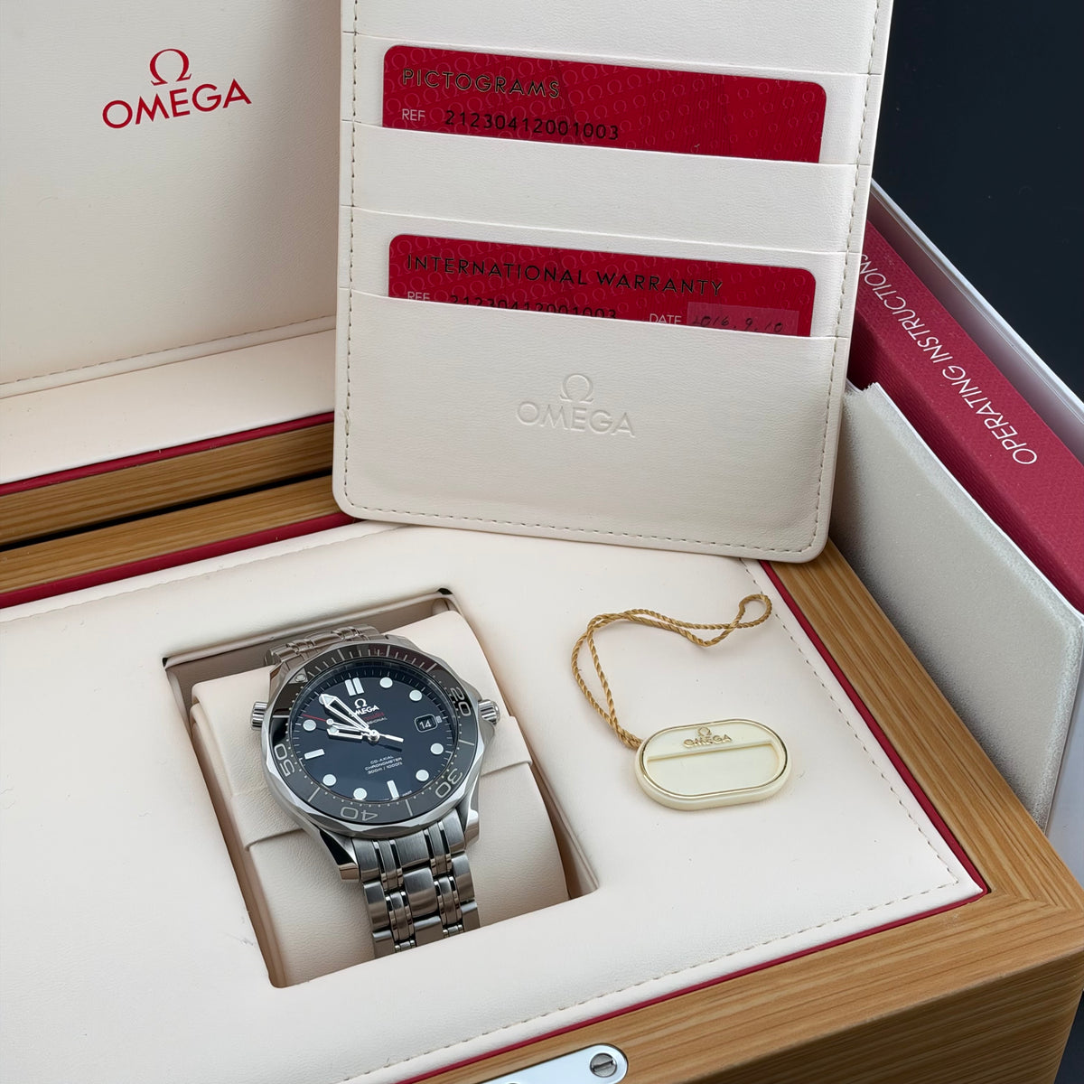 Omega Seamaster Diver 300m Black No Wave 212.30.41.20.01.003