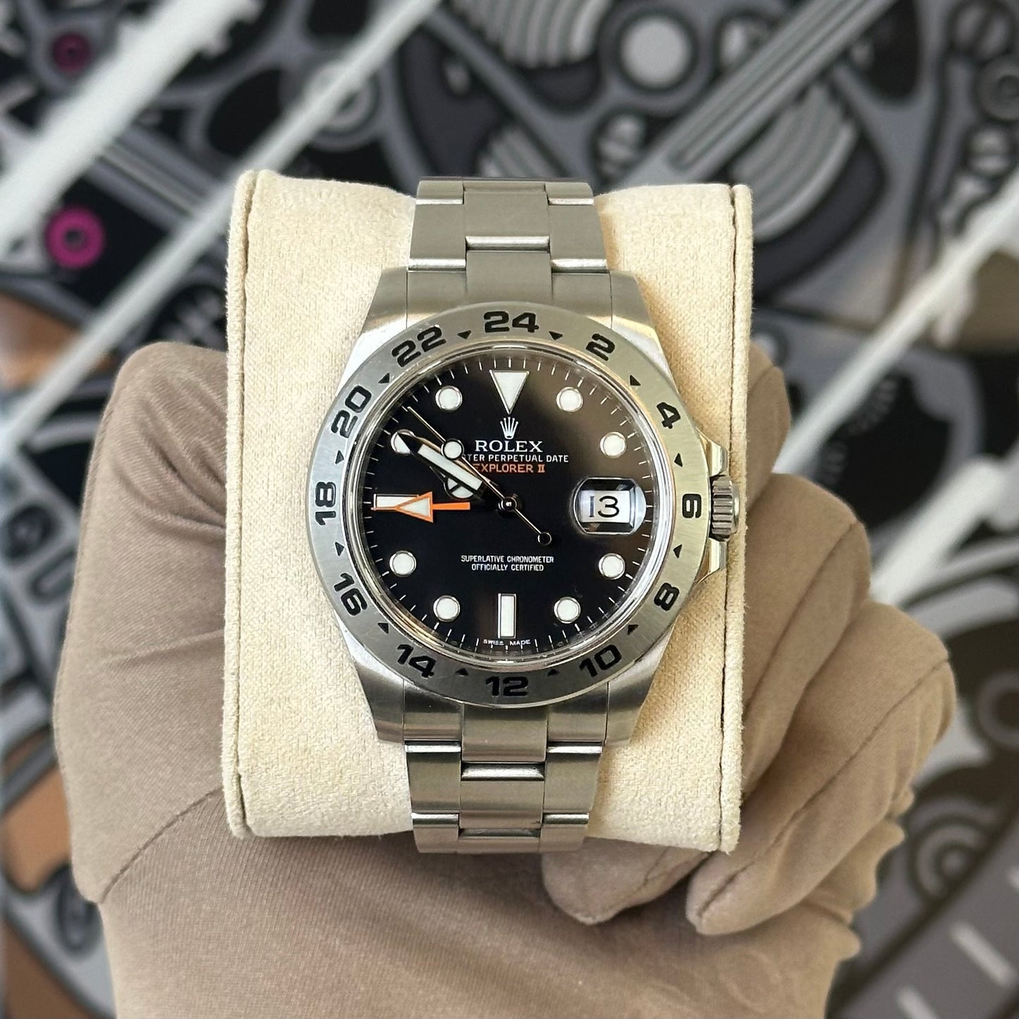Rolex Explorer Black Dial 216570