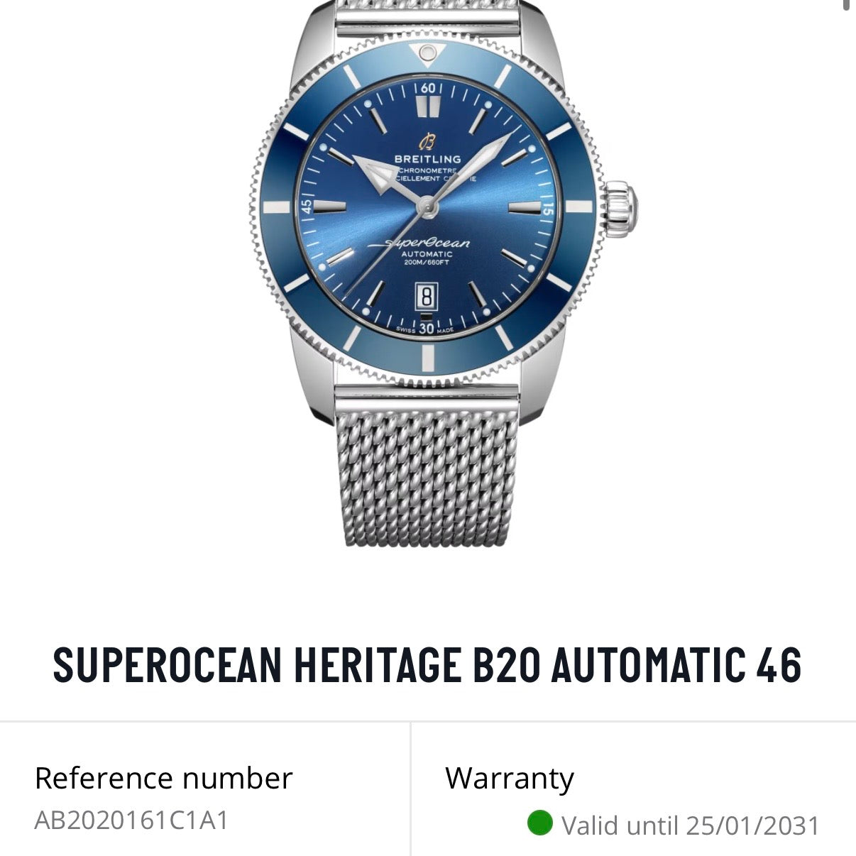 NEW Breitling SuperOcean B20 46 AB2020