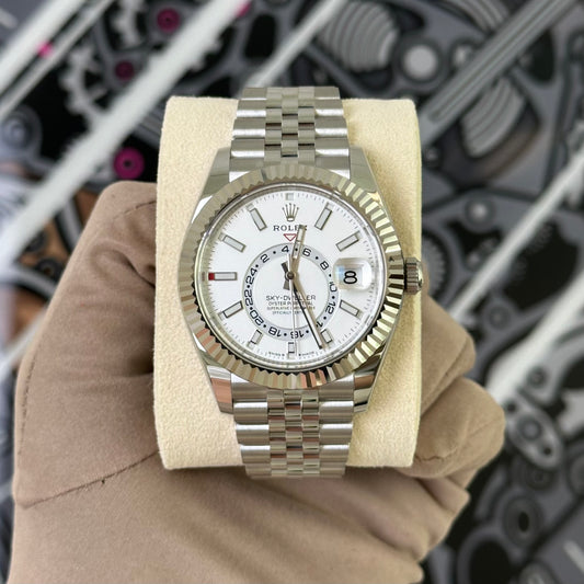 NEW Rolex Sky Dweller White Jubilee 336934