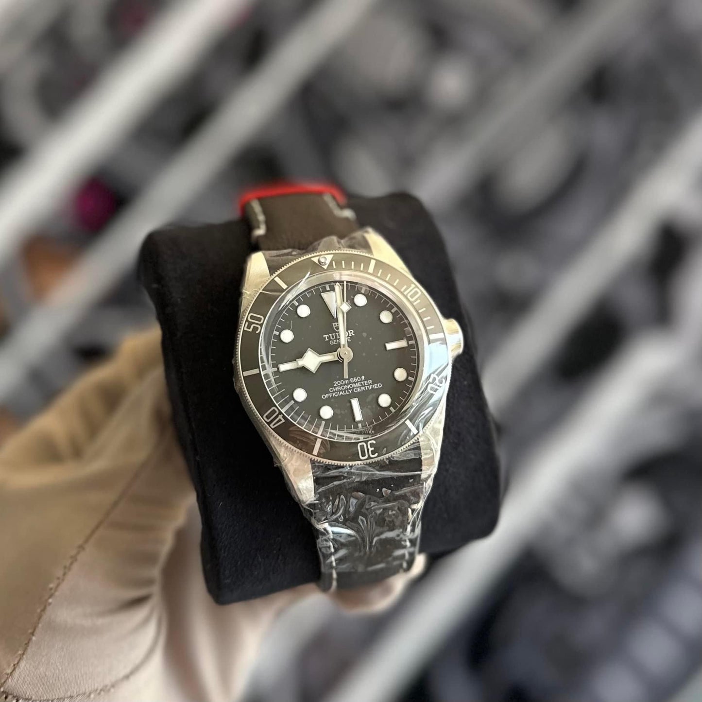 NEW Tudor Black Bay 58 Silver - leather