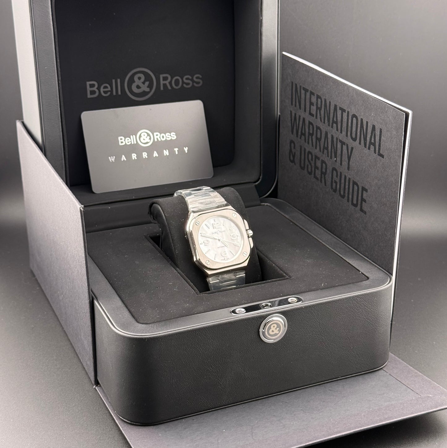 NEW Bell & Ross BR-05 Mother of Pearl Steel 36mm BR05A-S-MP-ST/SST
