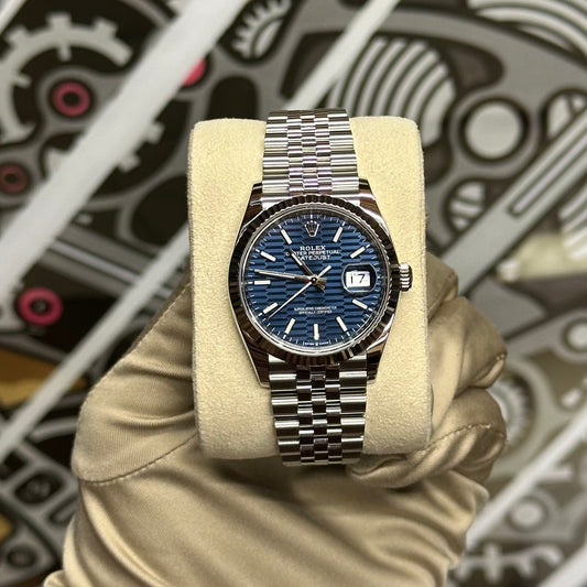 Rolex DJ36 Blue Motif Dial 126234