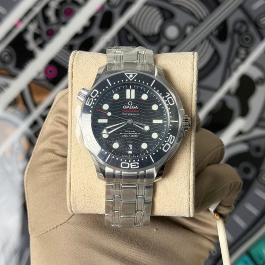 NEW Omega Seamaster 300 Black Dial 210.30.42.20.01.001