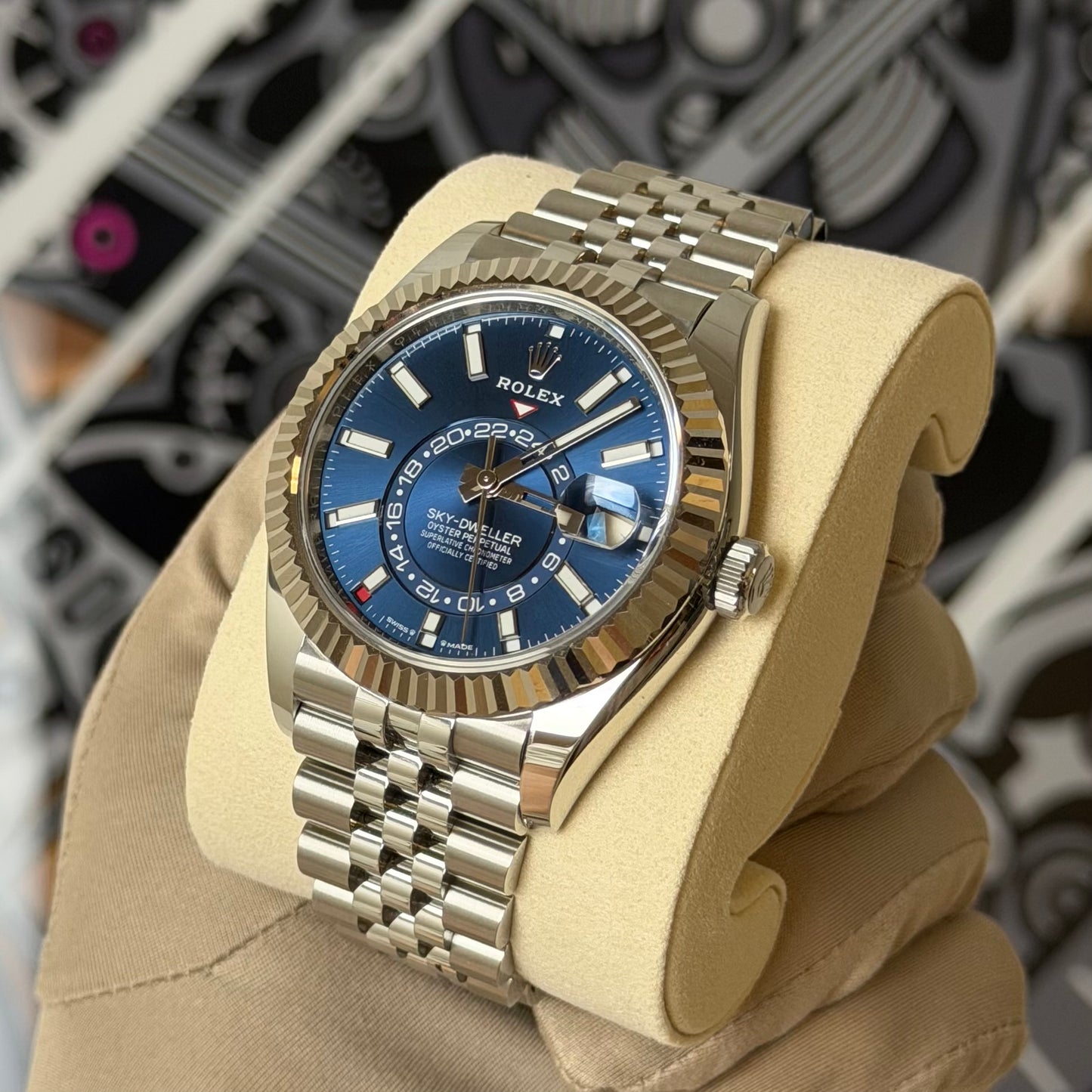 NEW Rolex SkyDweller Blue Dial Jubilee 336934