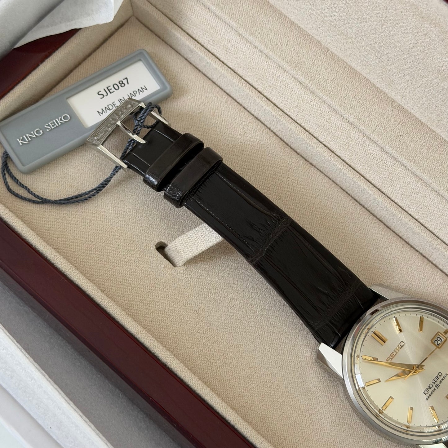 Seiko King Seiko Limited Edition Champagne Dial SJE087