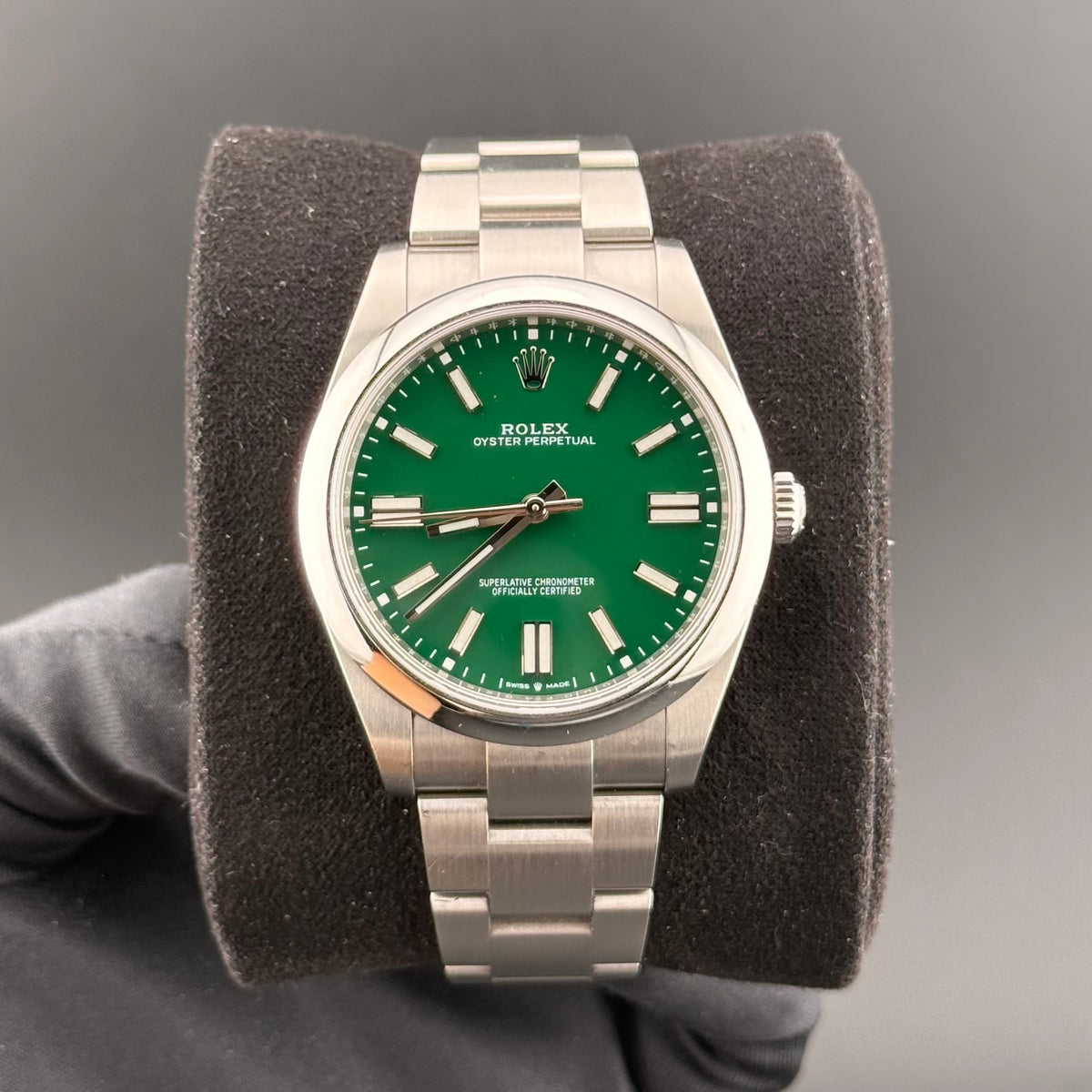 Rolex Oyster Perpetual 41 Green 124300