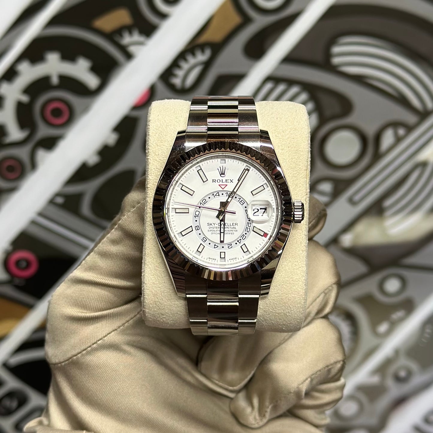 Rolex SkyDweller White Dial Oyster 326934