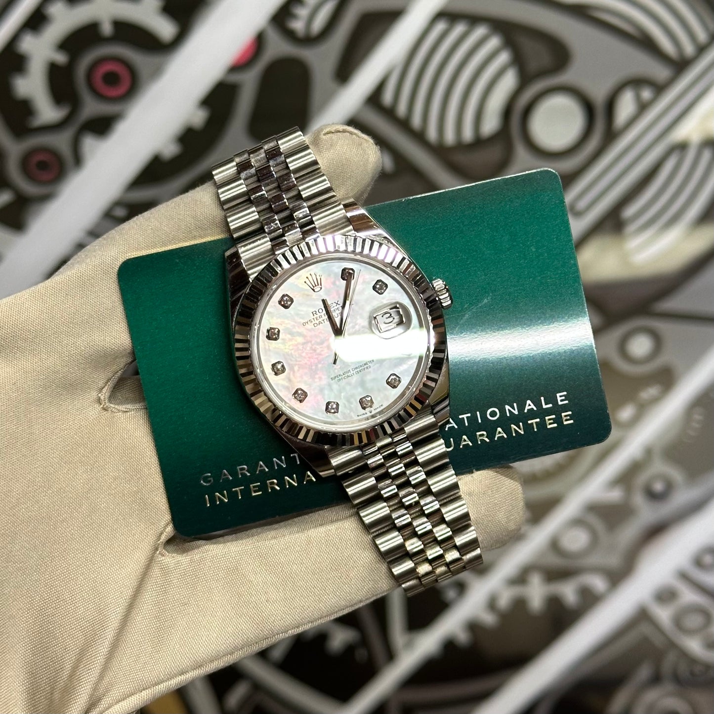 Rolex DJ41 MOP Dial 126334