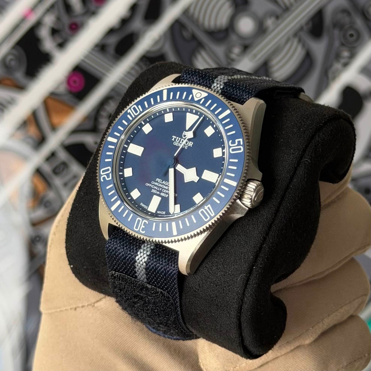 NEW Tudor Blue FXD 25707B/26