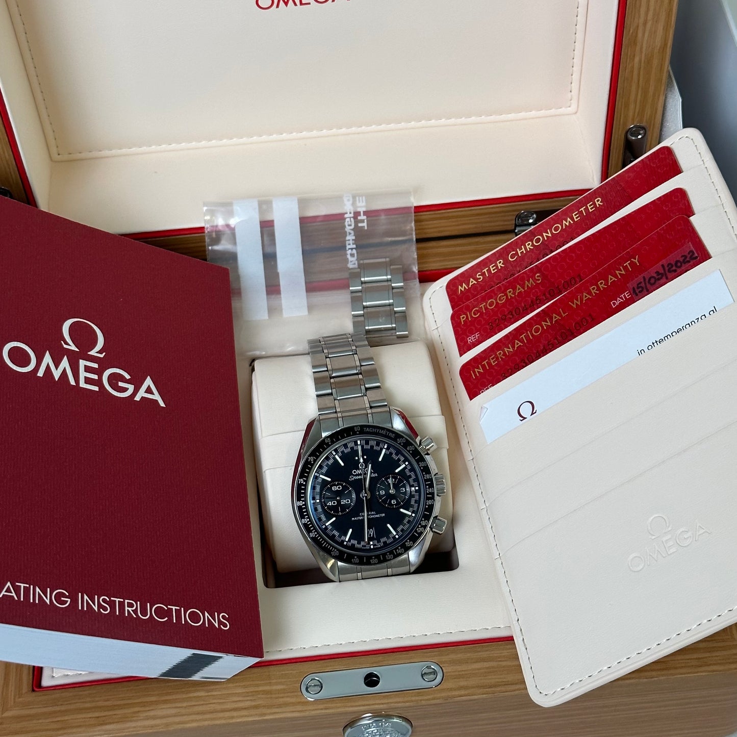 Omega Speedmaster Racing Steel on Steel 329.30.44.51.01.001