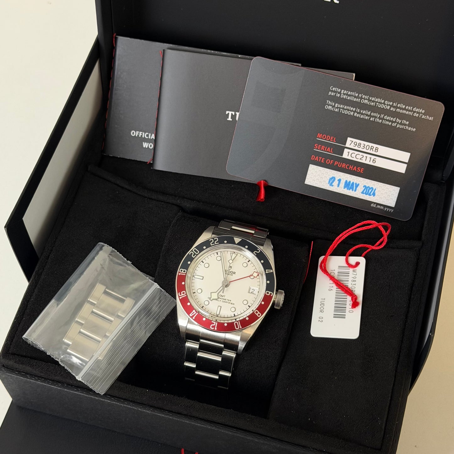 Tudor Black Bay Pepsi White Dial 79830RB