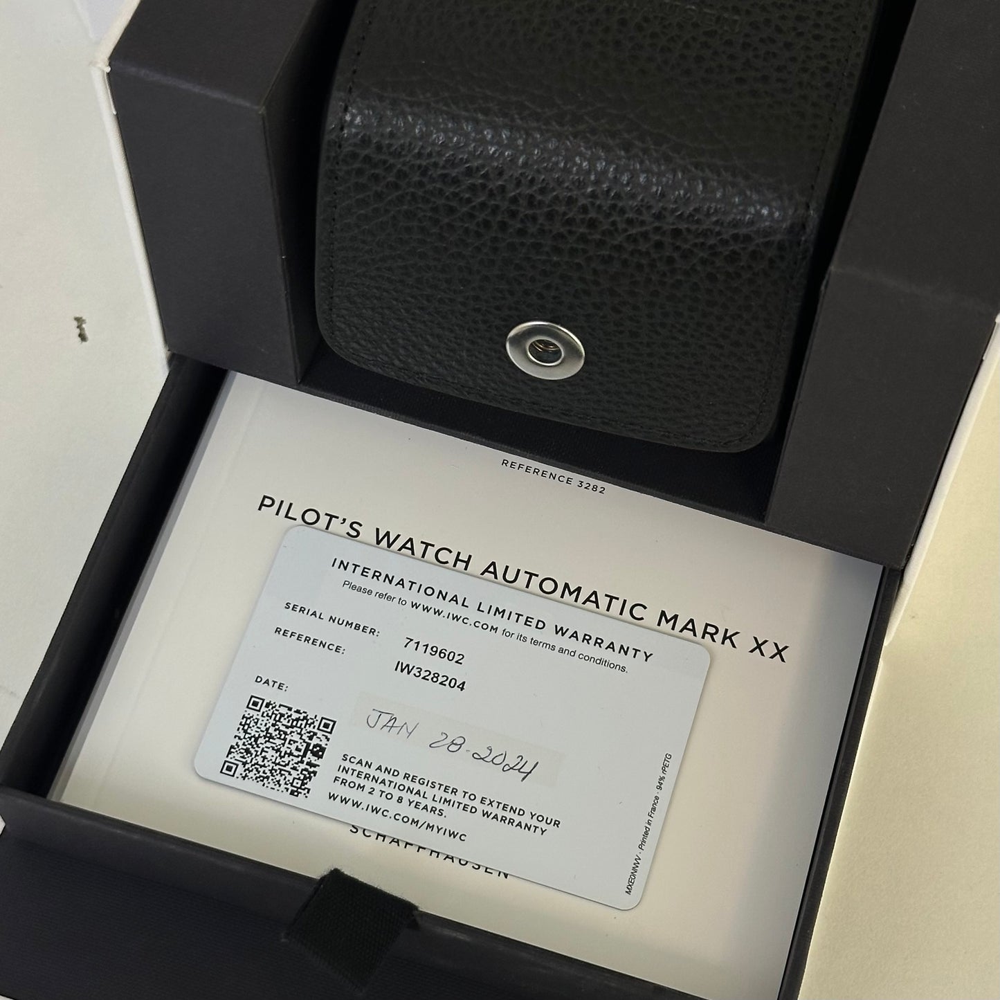 IWC Pilot Mark XX Blue Dial IW328204