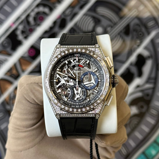 NEW Zenith Defy 21 Titanium with Diamonds 32.9000.9004/78.R582