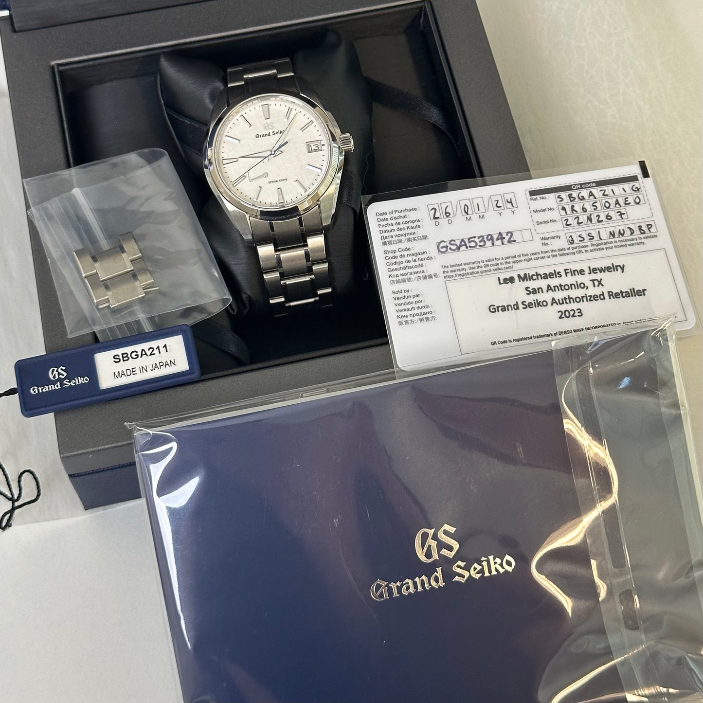 Grand Seiko Snowflake SBGA211