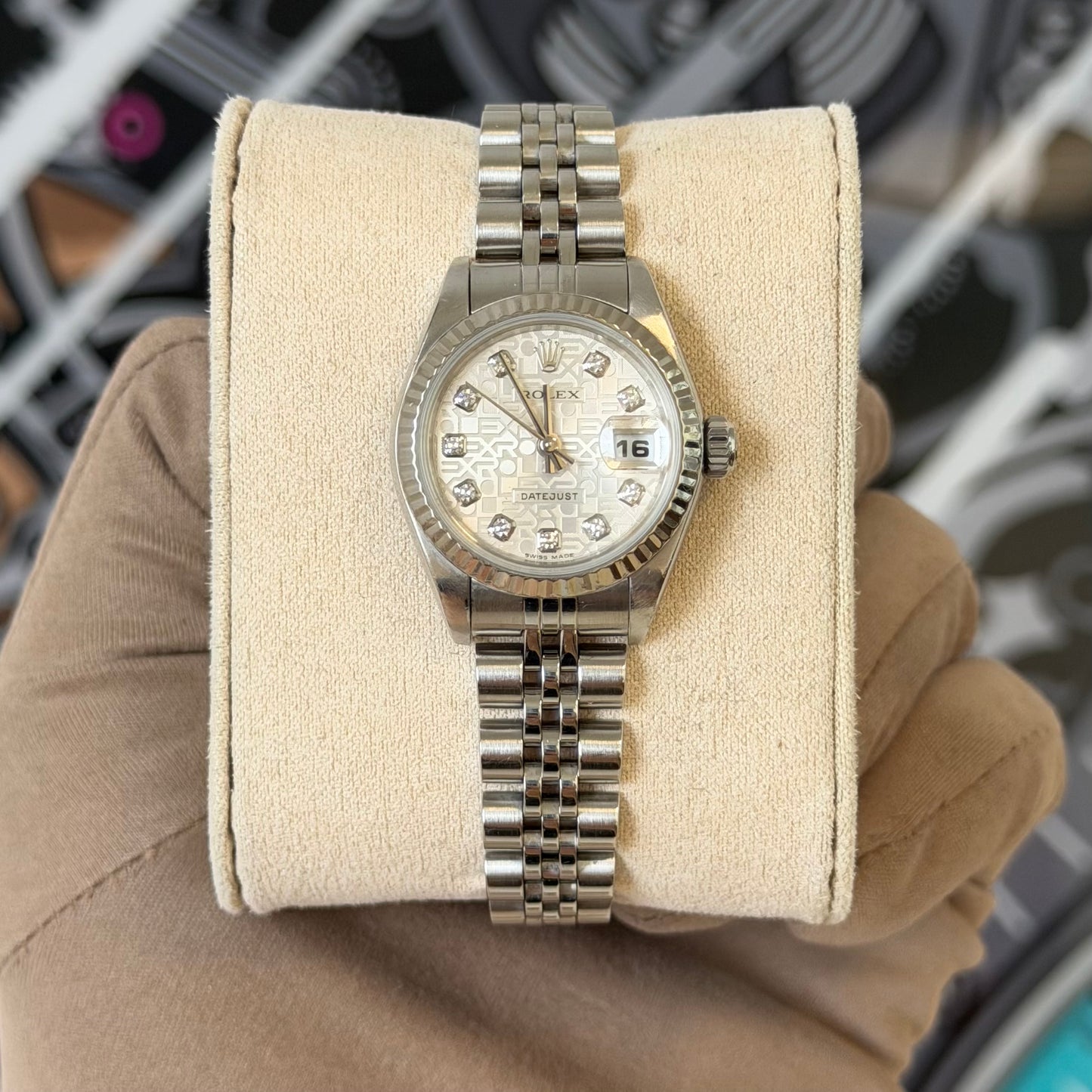 Rolex Lady DJ Diamond Dial 79174