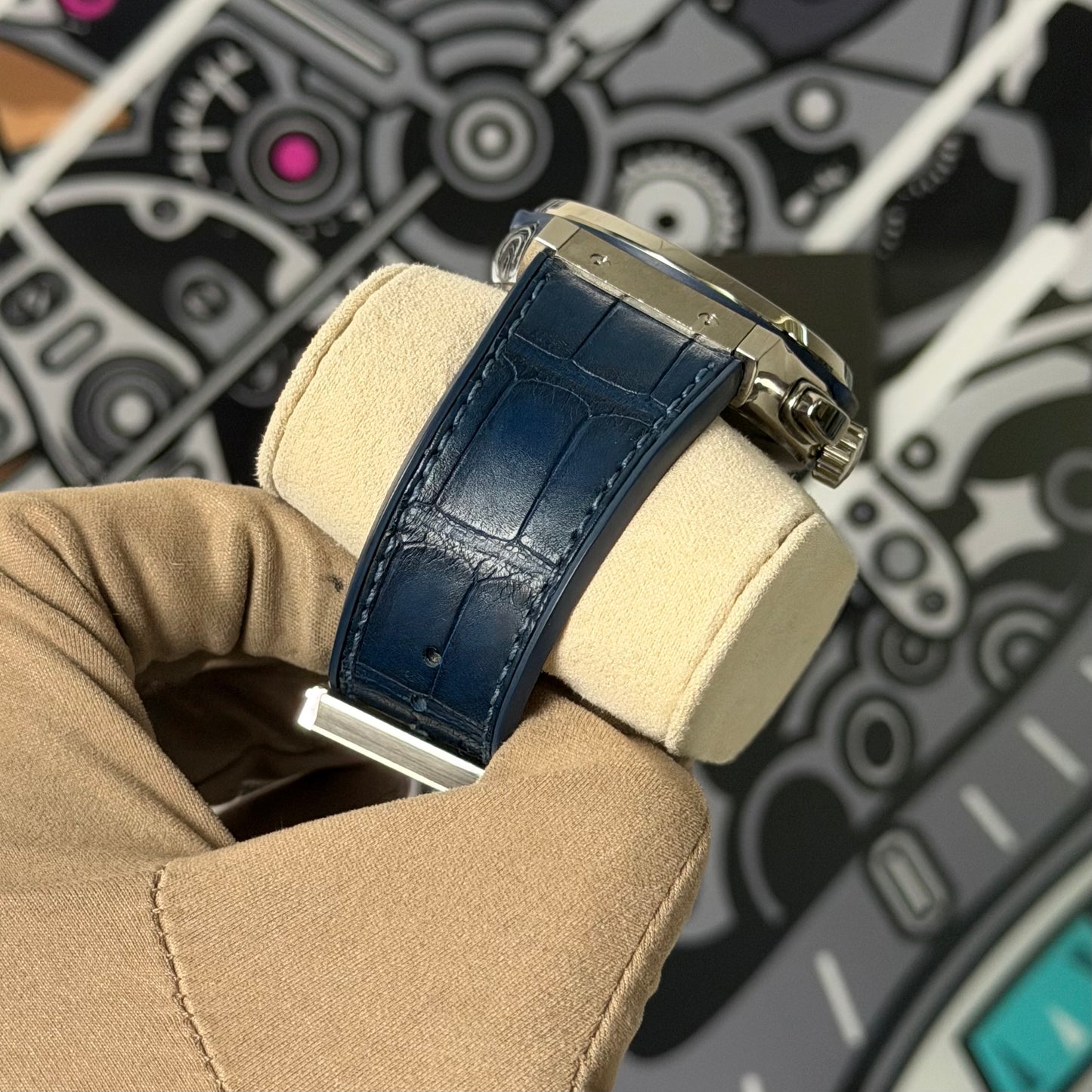 Hublot Classic Fusion Chronograph Titanium Blue 521.NX.7170.LR