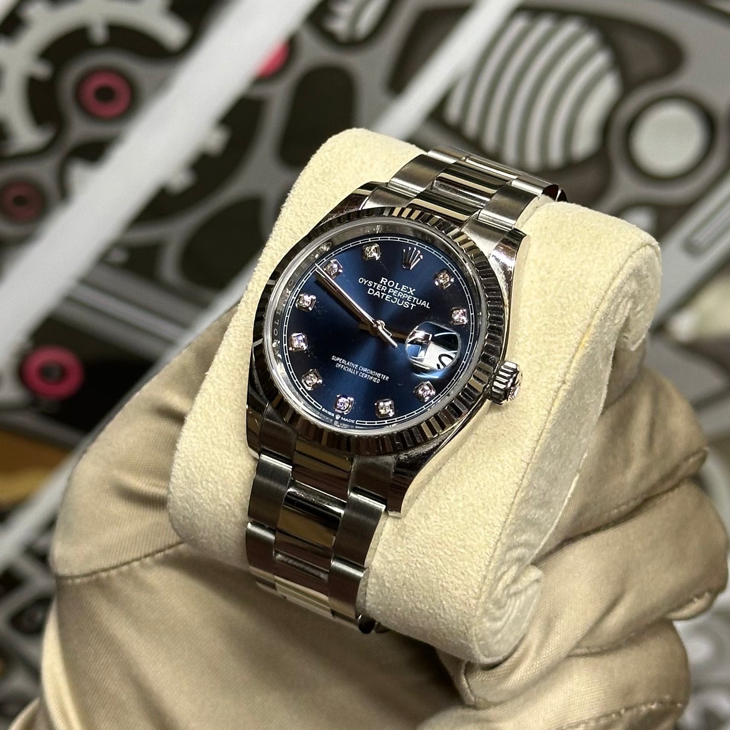 Rolex Datejust 36 Blue Diamond Dial 126234