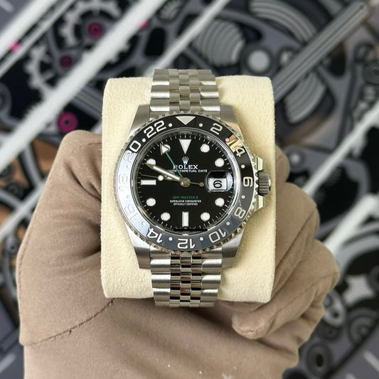 NEW Rolex GMT Bruce Wayne Jubilee 126710GRNR