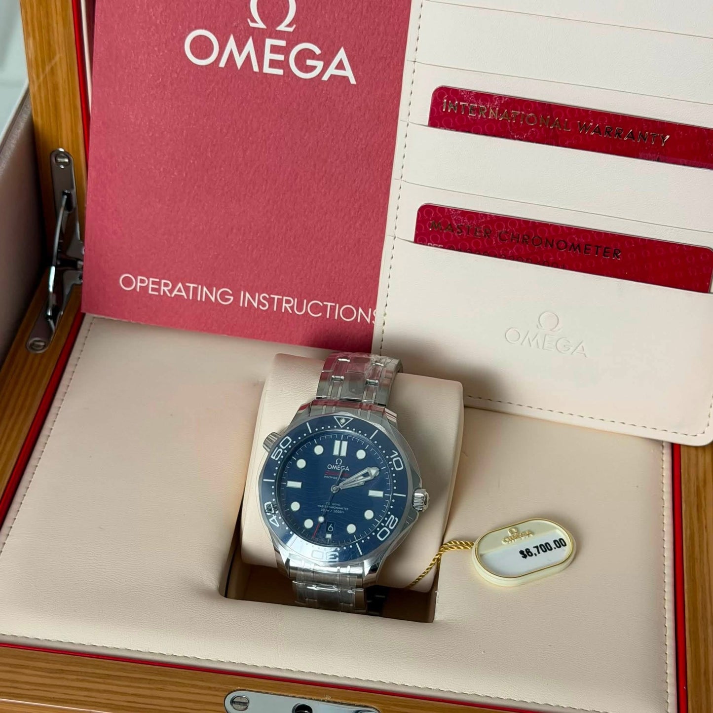 NEW Omega Seamaster Blue 210.30.42.20.03.001