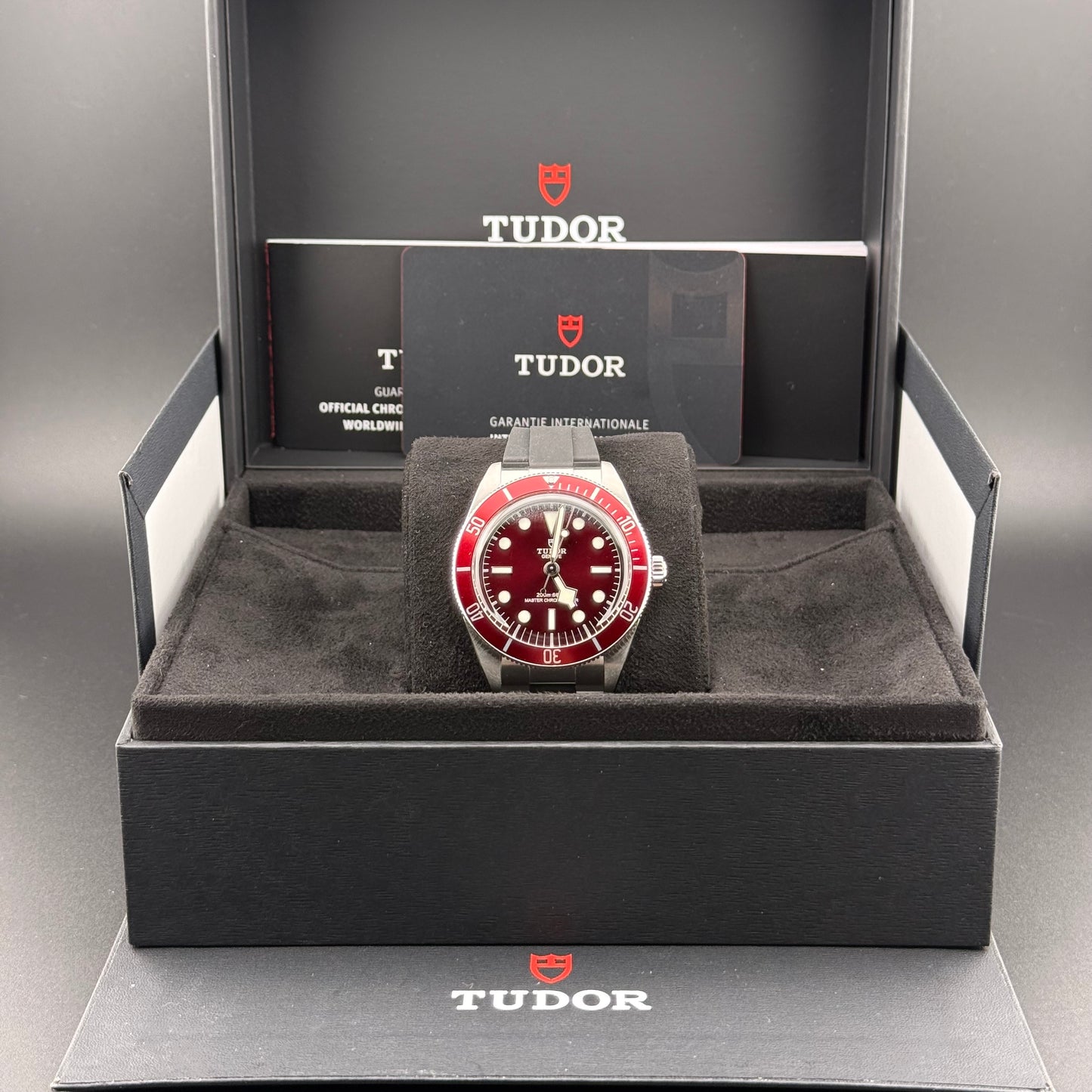 NEW Tudor Black Bay 58 Burgundy Rubber Strap 7939A10RU