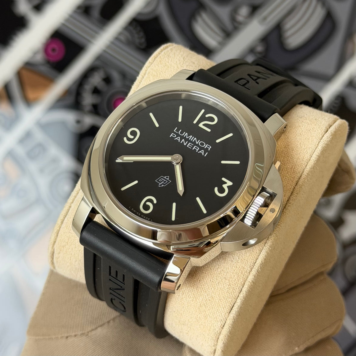 NEW Panerai Luminor Base Logo PAM01086