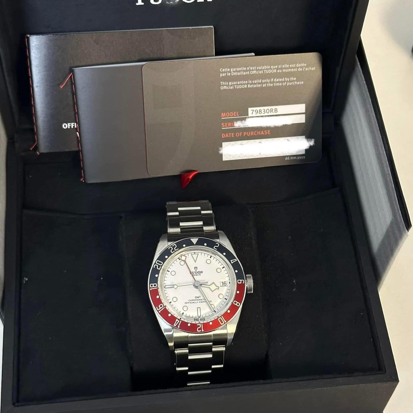 NEW Tudor Black Bay Pepsi White Dial 79830RB