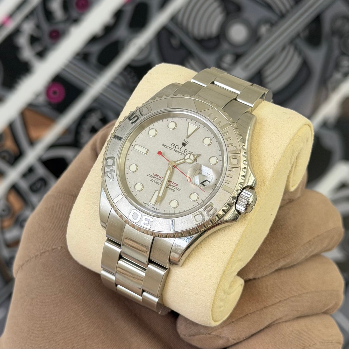 Rolex YachtMaster Platinum 16622
