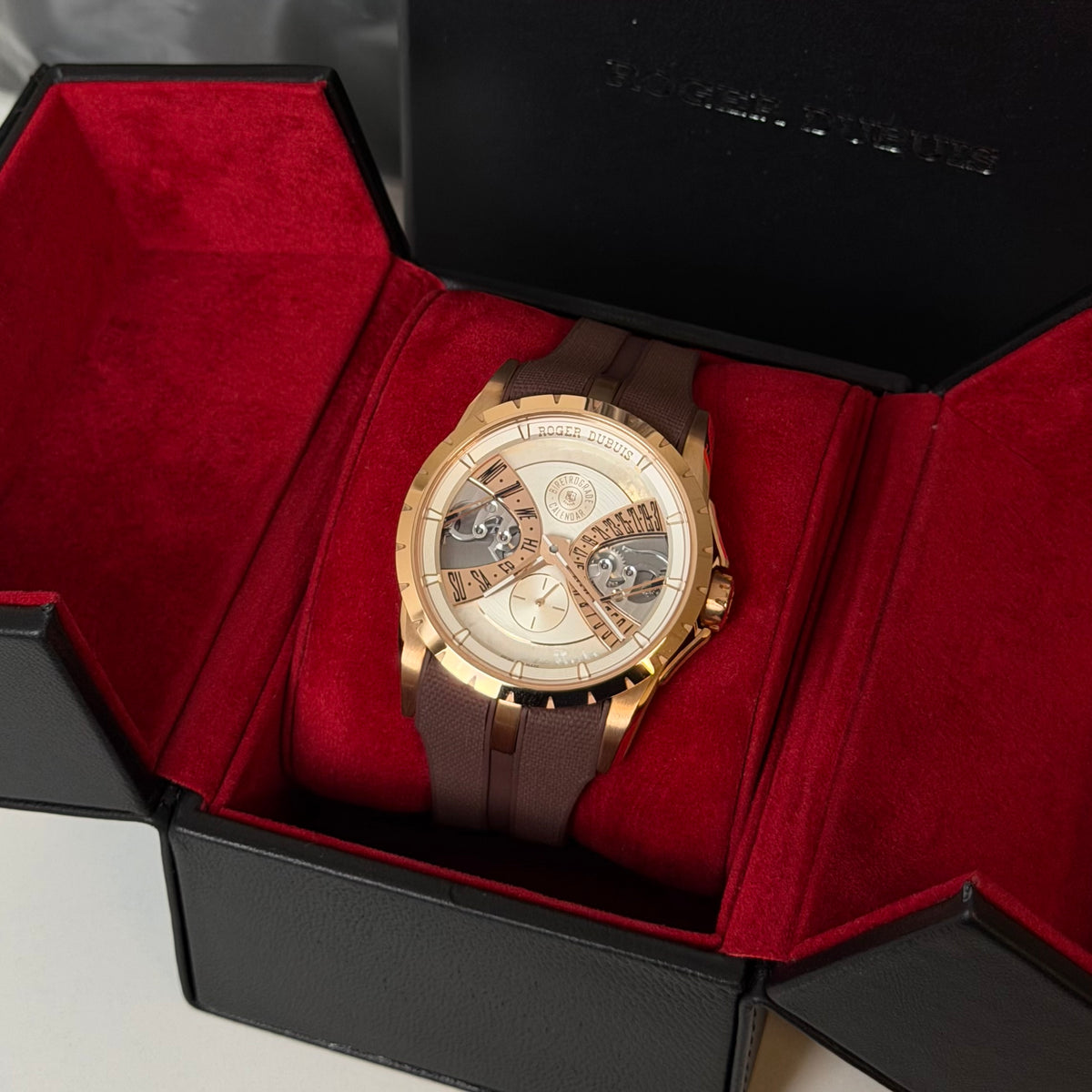 NEW Roger Dubuis Excalibur Biretrograde Calendar DBEX1179