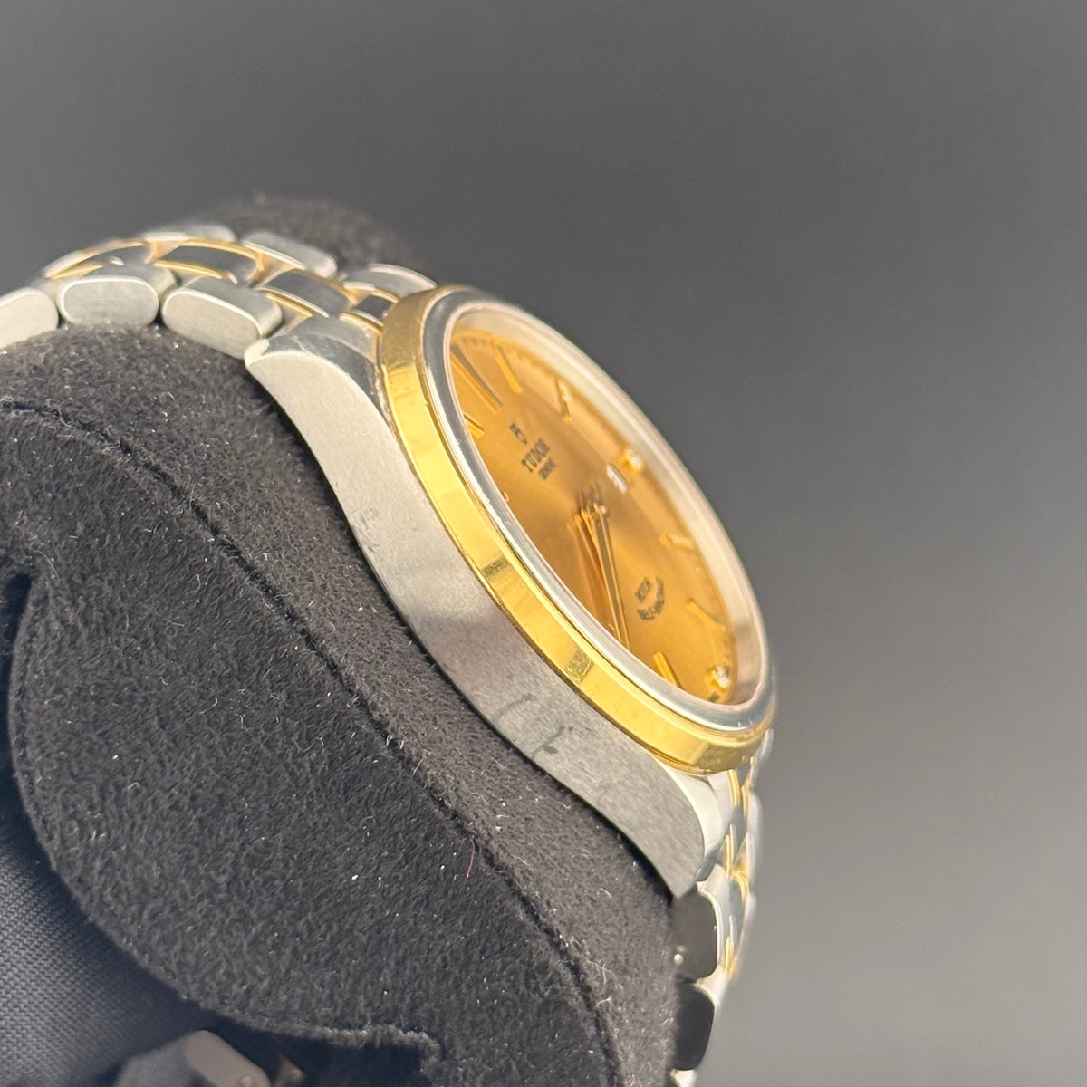 Tudor Style Yellow Gold Steel 38mm 12503
