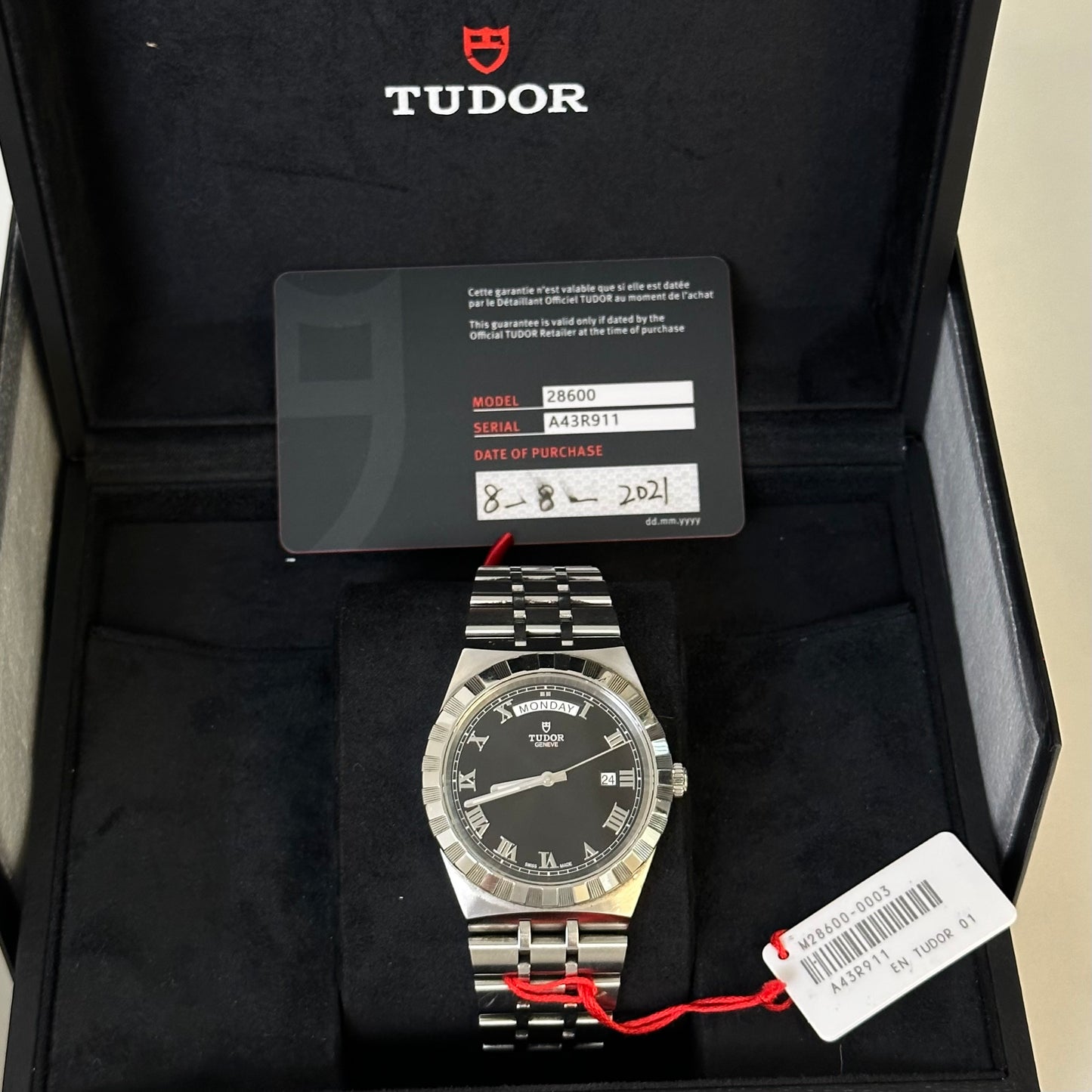 Tudor Royal Black Dial 28600