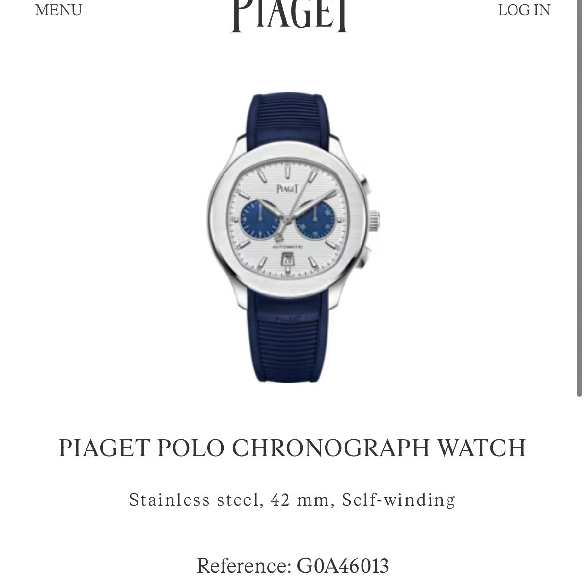Piaget Polo Chronograph G0A46013