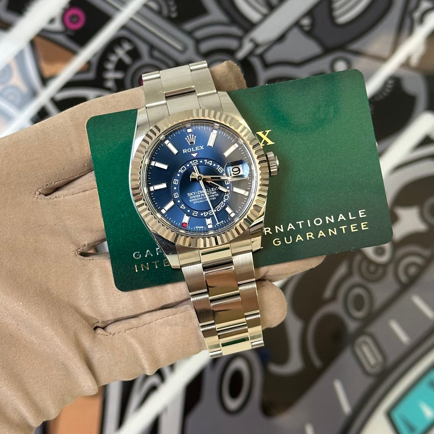 Rolex Sky Dweller Blue Dial Oyster 326934