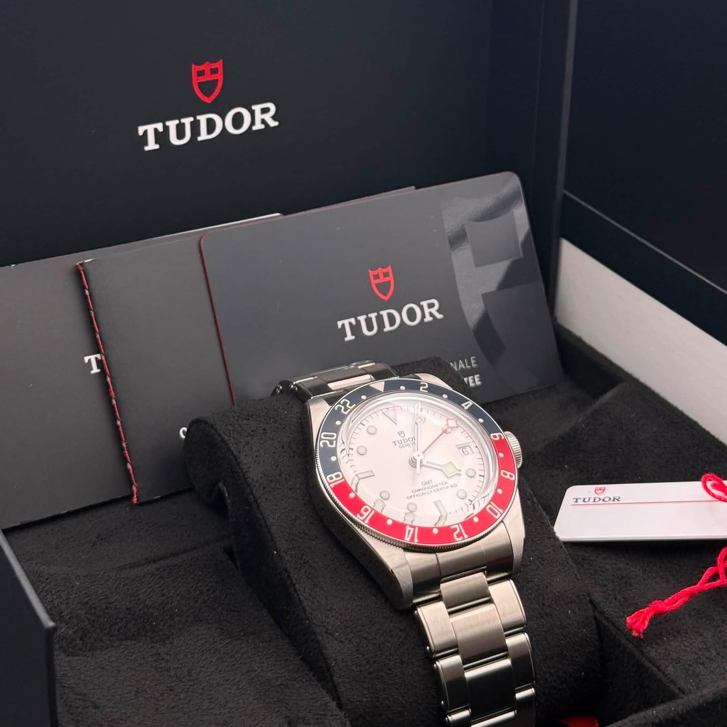 NEW Tudor Black Bay GMT Pepsi Opaline 79830RB